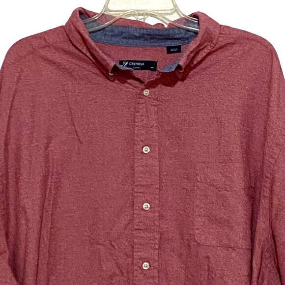 Cremieux Mens Button Down Shirt 3XB Red Dress Casual Preppy Business Career - Picture 1 of 7
